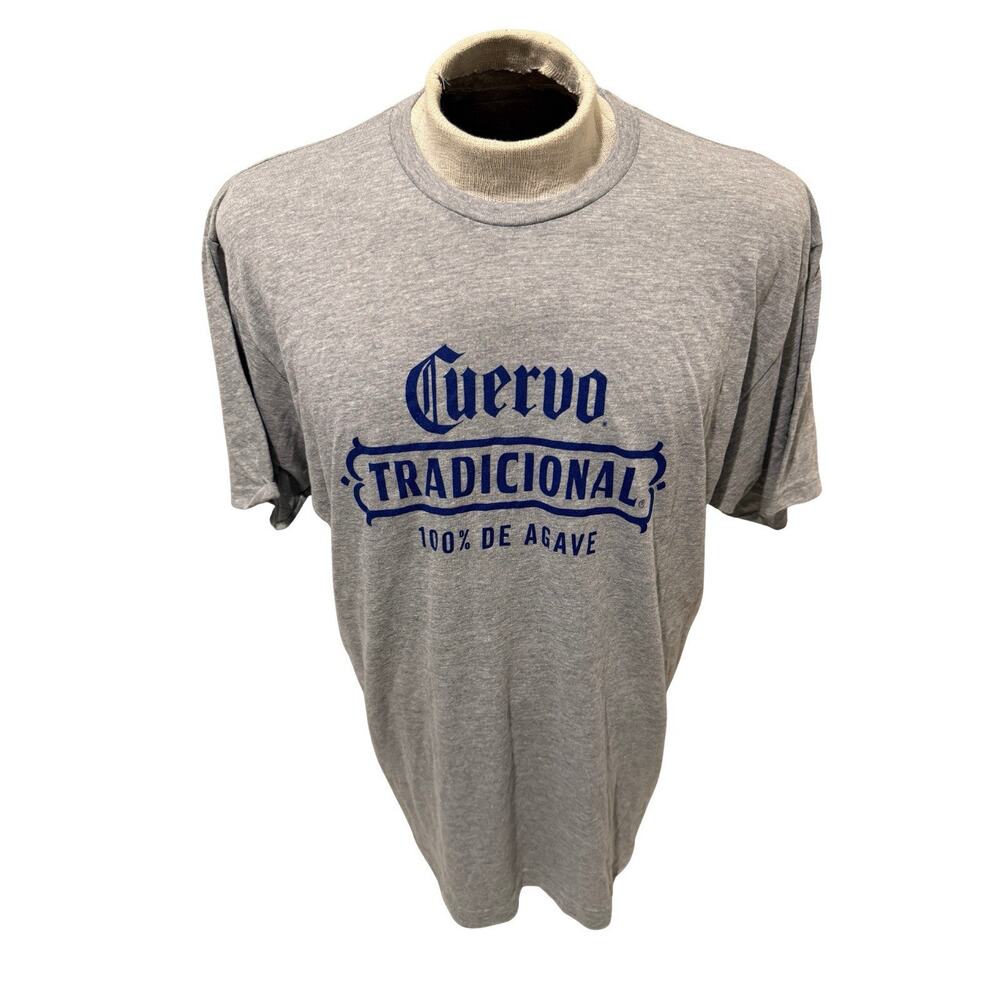 Jose Cuervo Tradicional Tequila T-Shirt Gray Logo Promo Men’s XL New